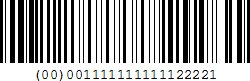 SSCC-18 Barcode Graphics