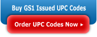 Buy GS1 Issued UPC Codes