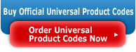 Buy Universal Product Codes (UPC)