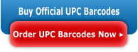 Buy Universal Product Codes (UPC) Codes