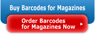 Buy Barcodes for Magazines